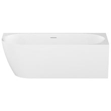 Glacier 1700mm Gloss White Acrylic Corner Bath